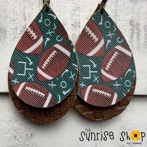 Football Brown/Green Doubles