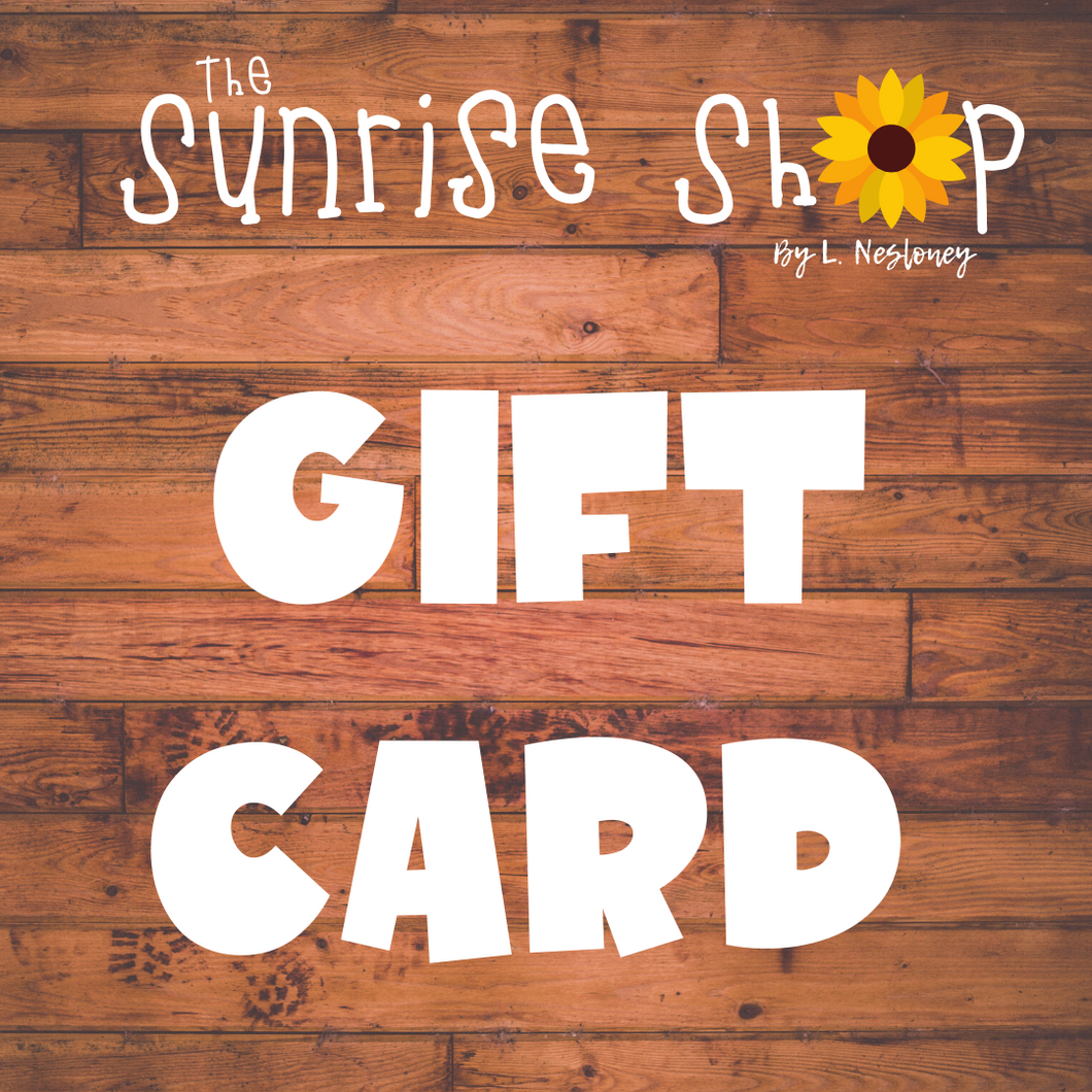 The Sunrise Shop Gift Card
